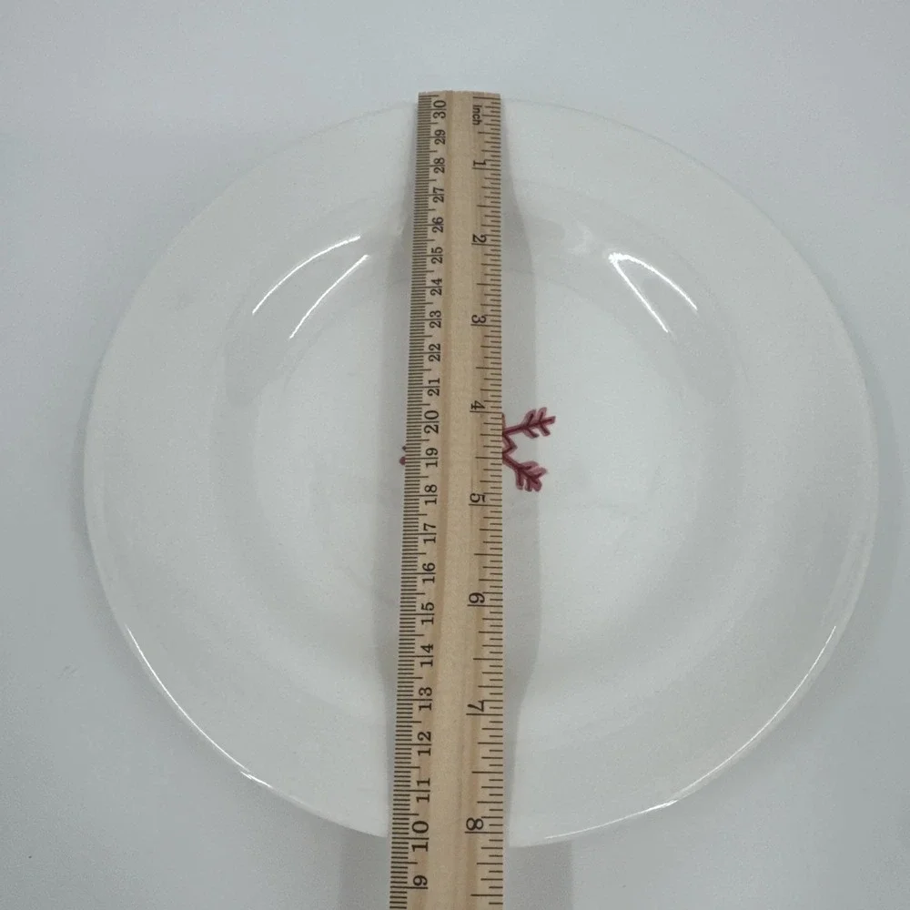 Pottery Barn KEEPSAKE SNOWFLAKE Desert Plate‎ ~ 8.25